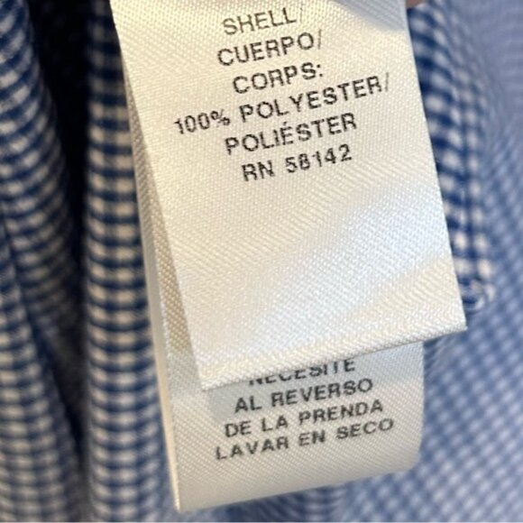 London Times Ruffled Sleeveless Smocked Midi Dress Gingham Blue - Picture 11 of 11